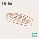 パン（パニーニ、サンドイッチ）のイラスト素材