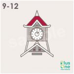 北海道の時計台のイラスト素材
