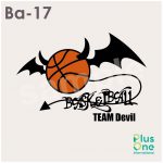 悪魔のバスケットボール
チームウェアにおすすめのロゴ素材