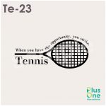 シンプルなテニスデザイン素材