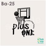 バスケットゴールモチーフのデザイン素材